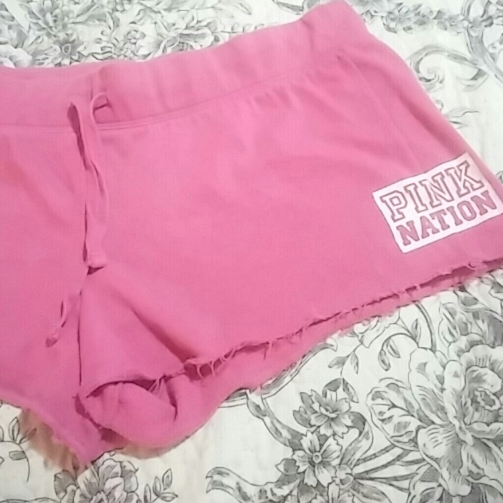 Victorias secret pink sweat shorts